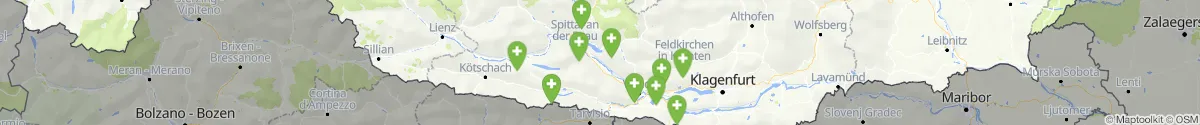 Map view for Pharmacies emergency services nearby Lesachtal (Hermagor, Kärnten)